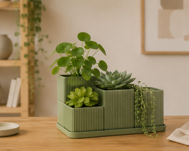 StackPot – Modularer Pflanzenwürfel
